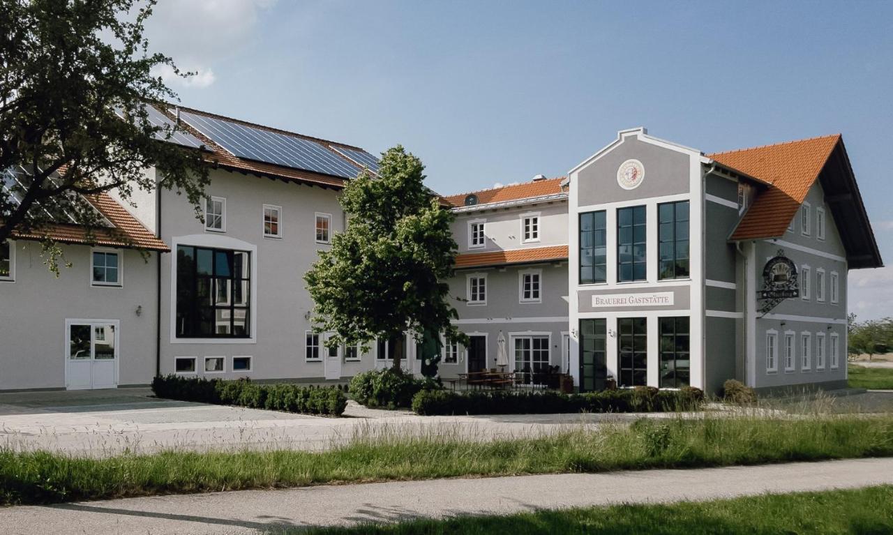 Hotel Brauerei Gaststatte Stierberg Obertaufkirchen Exterior foto